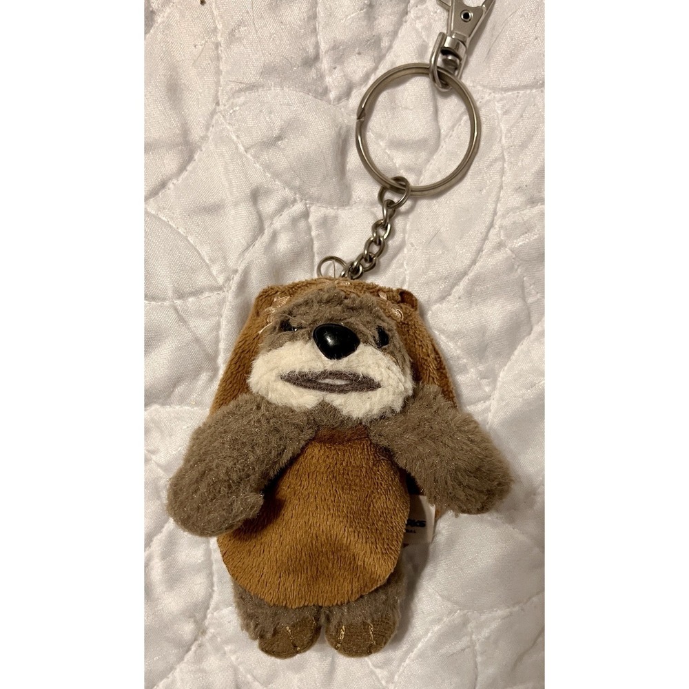 Rare Disney Parks Wookie Wicket Keychain Star Wars